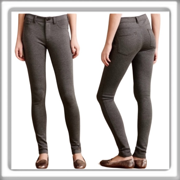 Anthropologie Pilcro and the Letterpress Gray Serif Pants Straight Ankle Size 32 - Picture 1 of 11